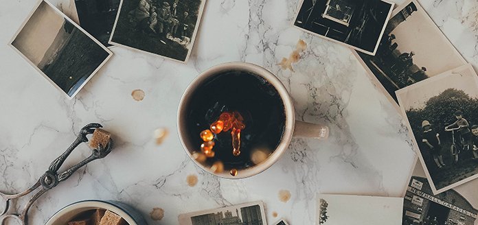 alte kaffeefotos