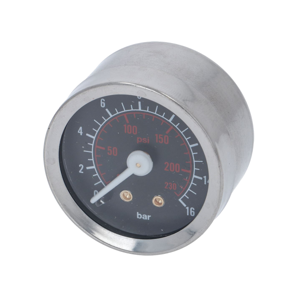 Manometer E61-Brühgruppe schwarz 0-16 BAR M6
