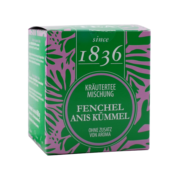 since1836 Kräutertee Fenchel/Anis/Kümmel, 15 x 4 g