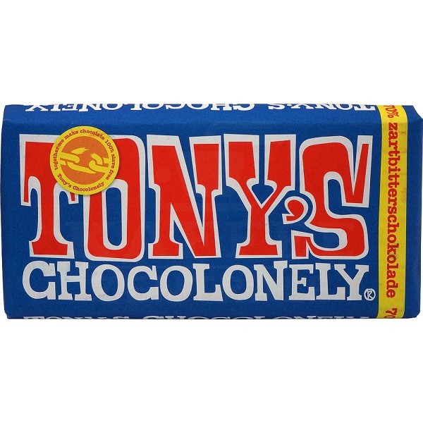 Tony's Zartbitterschokolade 70%, 180 g