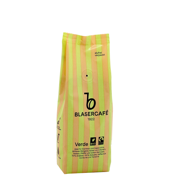 Blasercafé Verde Bio + Fair, Bohne