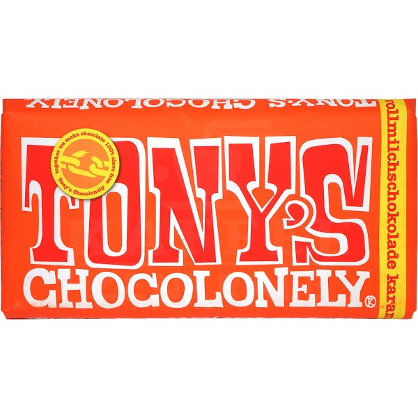 Tony's Karamell Meersalz Vollmilchschokolade 32 %, 180 g