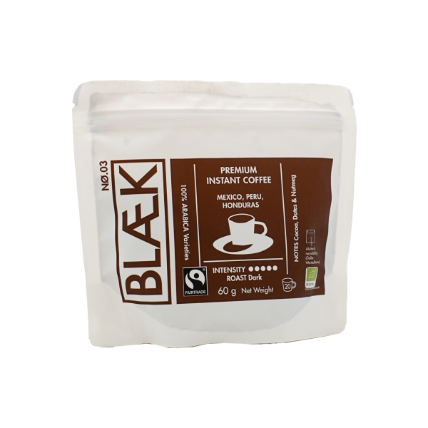 BLAEK Dark Roast BIO + Fair, 60 g