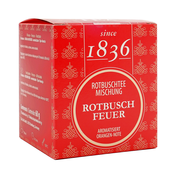 since1836 Rotbuschfeuer Orange, 15 x 4 g