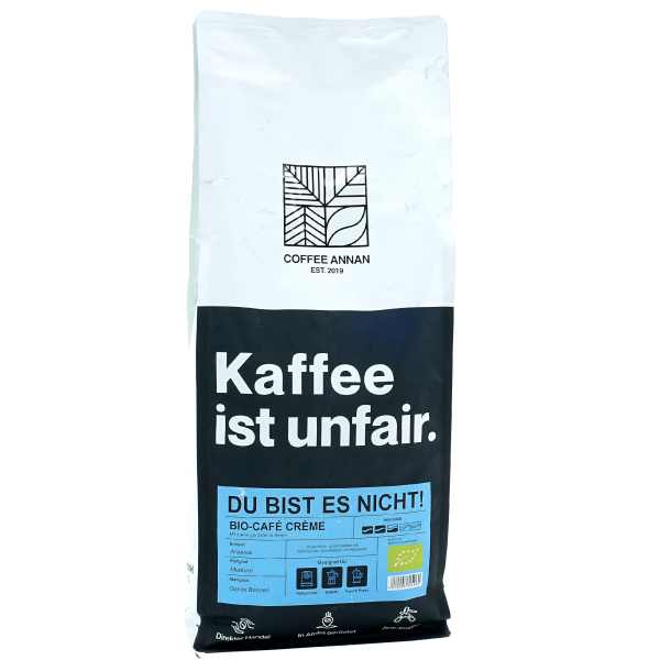 Coffee Annan BIO Cafe Crème, 1 kg Bohne