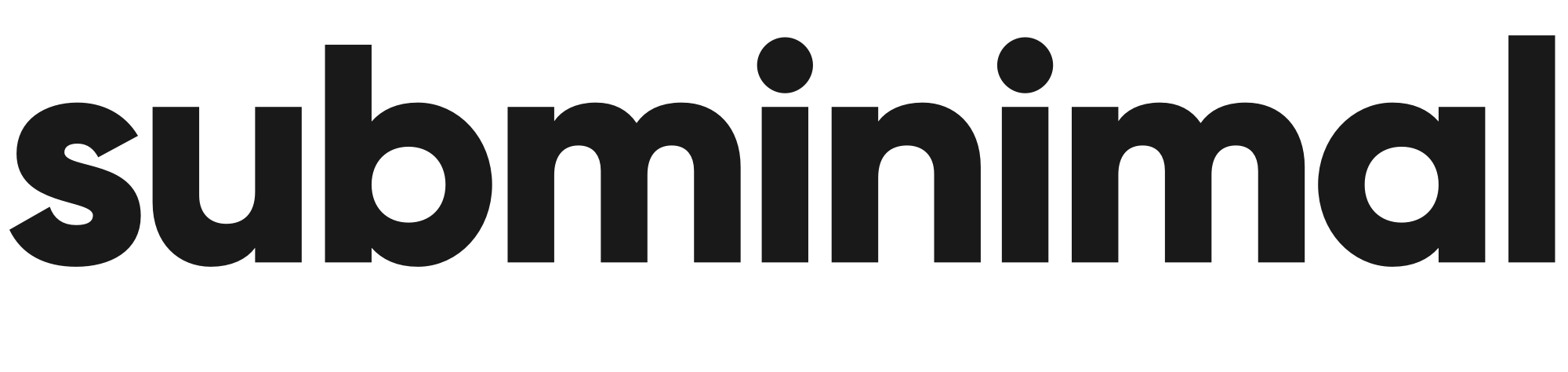 Subminimal
