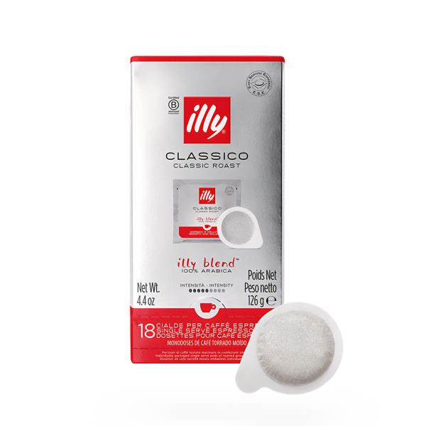 Illycaffè Espresso Classico, 18 Pads