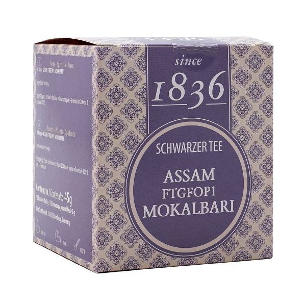 since1836 Schwarzertee Assam, 15 x 3 g