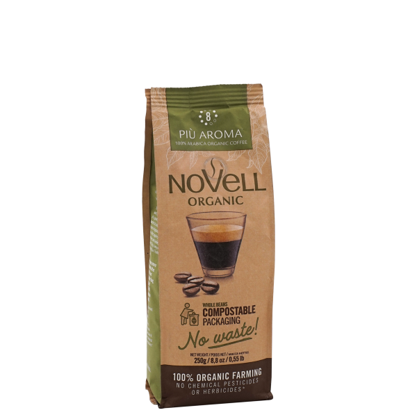 Novell Bio Piú Aroma, 250 g Bohne